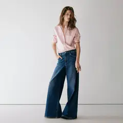 MANGO - Camisa Mujer con Rayas Manga larga