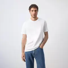 MANGO - Camisa Hombre de Algodón