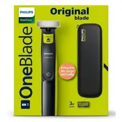 PHILIPS - Combo Afeitadora Eléctrica Oneblade Para Rosto Qp2724/10 + Estuche De Viaje