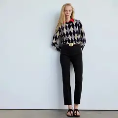 MANGO - Saco Mujer Tejido