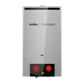 MABE - Calentador De Paso Tiro Natural 10 Litros Silver - Cim10C2Nsna