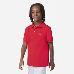 LACOSTE - Camiseta polo clásica para Niño