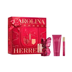 CAROLINA HERRERA - Set de Perfume Mujer incluye La Bomba EDP 80 ml + Body Lotion 100 ml + Travel Size 10 ml