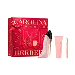 CAROLINA HERRERA - Set de perfume Mujer Incluye Good Girl Blush EDP 80ml + Body Lotion 100ml + Travel Size 10ml