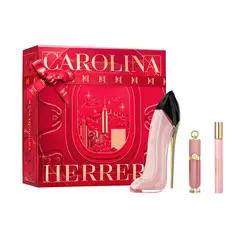 CAROLINA HERRERA - Set de Perfume Mujer incluye Good Girl Blush EDP 80 ml + Good Girl Gloss + Travel Size 10 ml