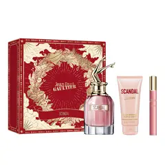 JEAN PAUL GAULTIER - Set de perfume Mujer Incluye Scandal EDP 80ml + Body Lotion 75ml + Travel Size 10ml