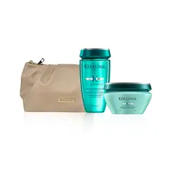 KERASTASE - Pack Navidad Kérastase Résistance Extentioniste Cabello Maltratado Shampoo 250ml + Mascarilla 200ml