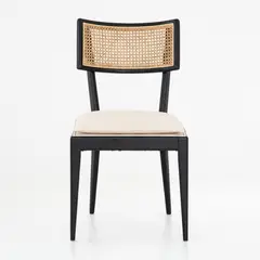 CRATE & BARREL - Silla de comedor Libby en Lino