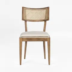 CRATE & BARREL - Silla de comedor Libby en Lino