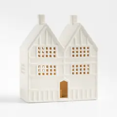 CRATE & BARREL - Adorno Tienda Navidena Ceramica