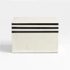 CRATE & BARREL - Organizador Clara en Resina 10 cm x 16 cm