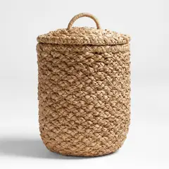 CRATE & BARREL - Cesta Emlyn en Fibras naturales 76 cm x 51 cm