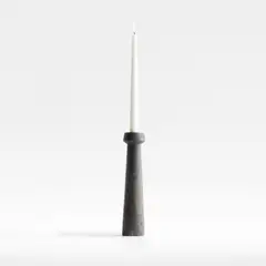 CRATE & BARREL - Porta velas Katin en Madera mango 29 cm x 6 cm