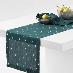 CRATE & BARREL - Camino de mesa Green Trees