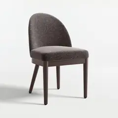CRATE & BARREL - Silla De Comedor Ana Gris Carbón