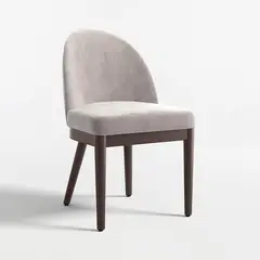 CRATE & BARREL - Silla De Comedor Ana Gris Marron