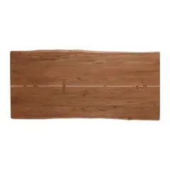 CRATE & BARREL - Cubiertas de comedor Top para Mesa de comedor Yukon 6 puestos en Acacia (No incluye Base para Mesa de comedor)