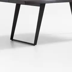 CRATE & BARREL - Base para Mesa de comedor Yukon 6, 8 o 10 puestos en Acacia (No incluye Top para Mesa de comedor)