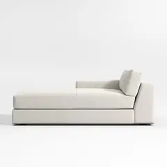 CRATE & BARREL - Chaise longue para Sofá en L Oceanside Izquierdo en Tela (No incluye Pieza 1)