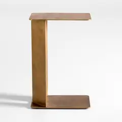 CRATE & BARREL - Mesa Auxiliar Cruz 41X61Cm