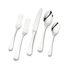 CRATE & BARREL - Juego de Cubiertos de 5pzs (1 puesto) Caesna