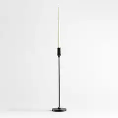 CRATE & BARREL - Candelabro Megs en Aluminio 46 x 11 cm