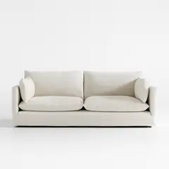 CRATE & BARREL - Sofá Unwind 234Cm 2 puestos Algodón