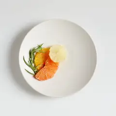 CRATE & BARREL - Plato de ensalada Craft Linen en Gres 20 cm x 4 cm