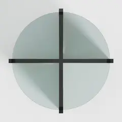 CRATE & BARREL - Top para mesa de centro Miro Parte 1 (No incluye base)