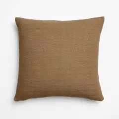 CRATE & BARREL - Funda Cojin Basketweave 50x50cm Cam