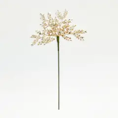 CRATE & BARREL - Rama artificial Glass Chip Gold Pick en Metal 42 cm x 20 cm