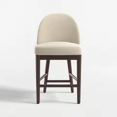 CRATE & BARREL - Silla De Bar Ana Marfil