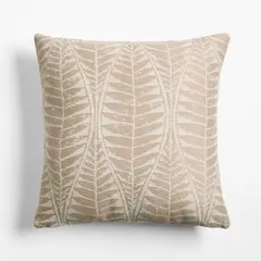 CRATE & BARREL - Cojin MIRRORED PALM 50X50CM 50 x 50 cm