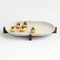 CRATE & BARREL - Bandeja Oven to Table Cerámica 28 x 44 cm
