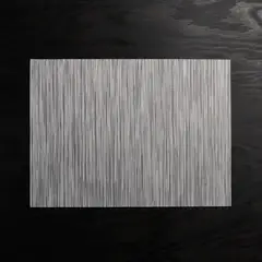 CRATE & BARREL - Individual Ridge Plateado