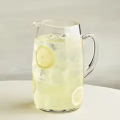 CRATE & BARREL - Jarra Alta en Vidrio 2 L