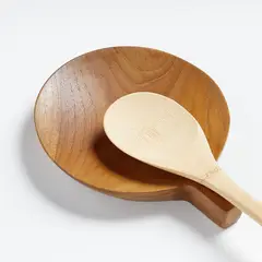 CRATE & BARREL - Posa Cuchara en Madera 14 cm