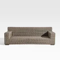 CRATE & BARREL - Sofá Abaco para exteriores sin cojín P1