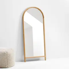 CRATE & BARREL - Espejo de piso Natia Rectangular 178cm x 76cm