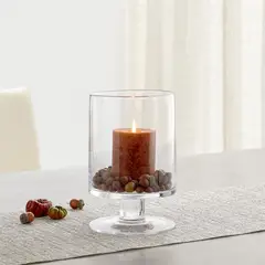 CRATE & BARREL - Porta velas London en Vidrio 23 cm x 15 cm