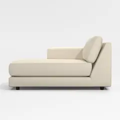 CRATE & BARREL - Chaise longue para Sofá en L Peyton Izquierdo en Tela (No incluye Pieza 1)