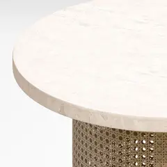 CRATE & BARREL - Top para Mesa auxiliar Vernet (No incluye Base)