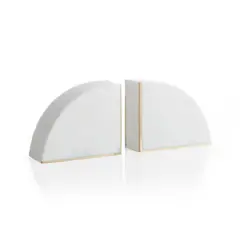 CRATE & BARREL - Adorno Sujetalibros en Mármol 13 cm x 4 cm