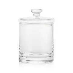 Crate & Barrel - Contenedor de Vidrio 8 x 14 cm