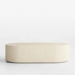 CRATE & BARREL - Mesa de centro KAHN 157CM