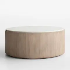 CRATE & BARREL - Mesa de centro TROUPE 91CM