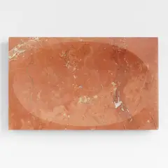 CRATE & BARREL - Bandeja Mármol 23 x 38 cm