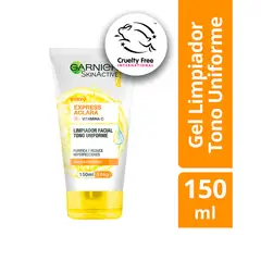 GARNIER - Limpiador Express Aclara Vitamina C para Todo tipo de piel 150 ml