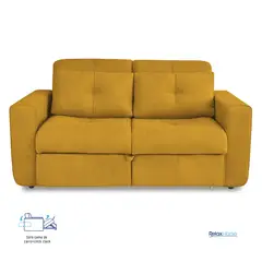 ELITE LIVING - Sofá Cama Moderno en Tela 3 Puestos Bourbon 180 x 90 x 100 cm