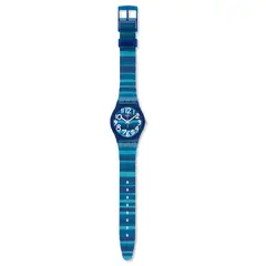 SWATCH - Reloj Unisex Linajola. Reloj Polímero Azul Gn237
